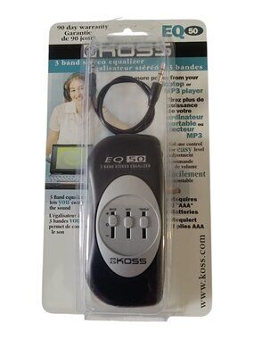 🎵 KOSS EQ50 3-Band Stereo Equalizer 🎵